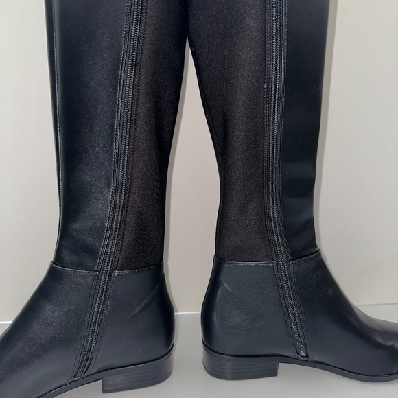 Micheal Kors Bromley Over the Knee boot size 6 black leather boot - Picture 4 of 6